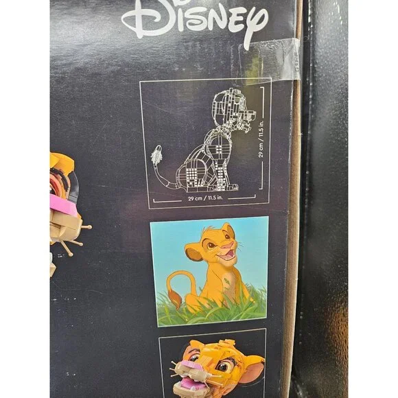 Lego Disney The Lion King Simba Building Set 43247 1445 Pcs 18+ Collectible Mode
